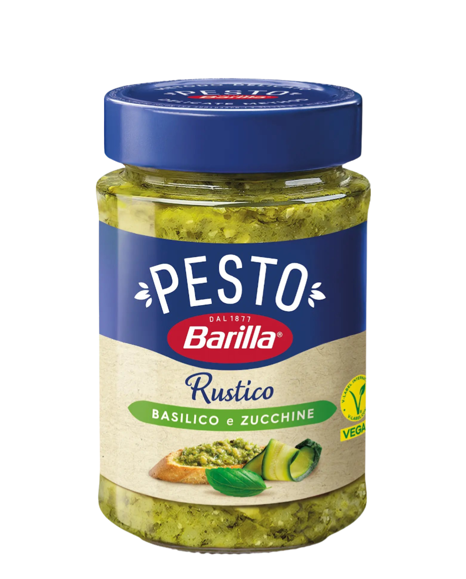 1000030819 Barilla Pesto Sauce Rustico 190 g.m - Image 1