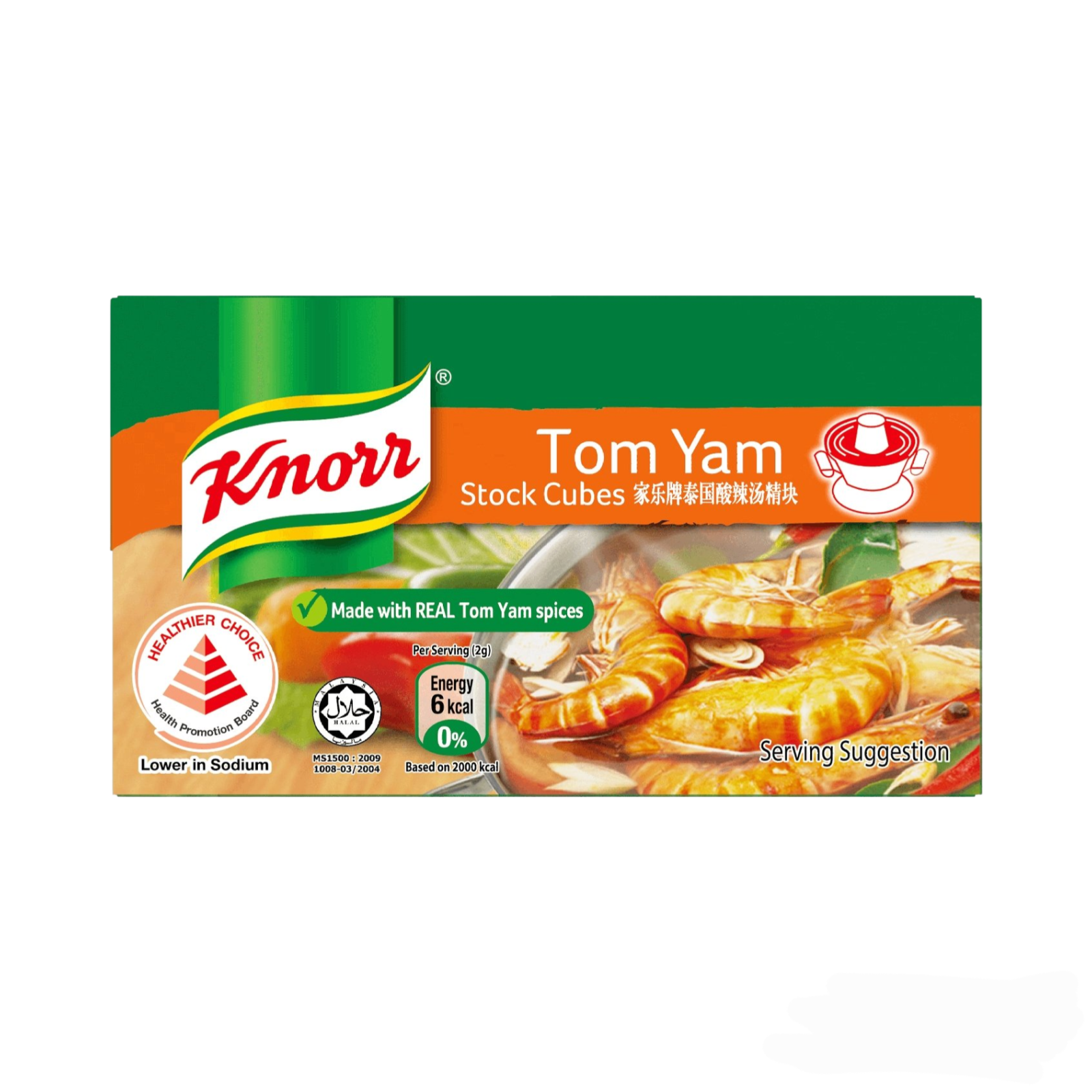 1000031054 Knorr Tom Yum Cubes -72g - Image 1