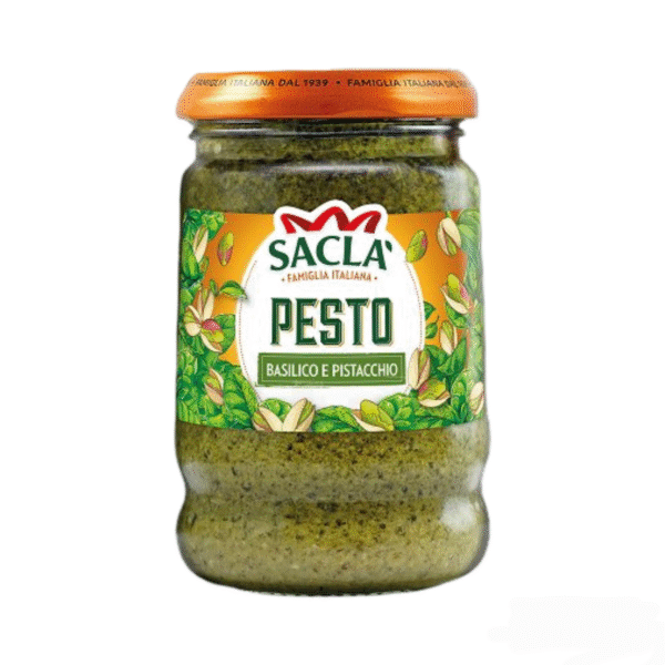 Sacla Basil&Pistachio Pesto 190 g.m