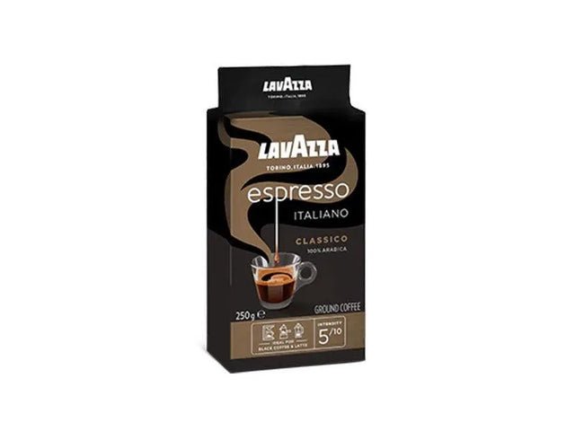 Lavazza-Espresso-Italiano-Classico-Ground-Coffee-250g-8000070012837 Lavazza Espresso Italiano Classico Ground Coffee 250g - Image 1