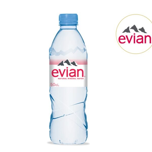 Evian Natural Mineral Water - 500 m.l