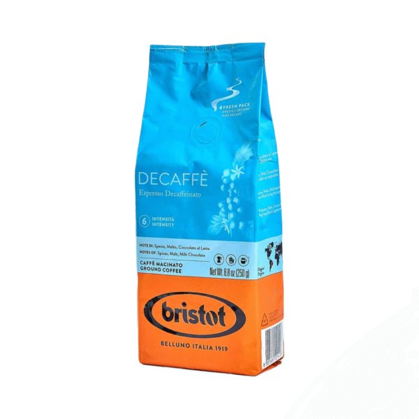 Bristot Ground Decaf Espresso 250 g.m