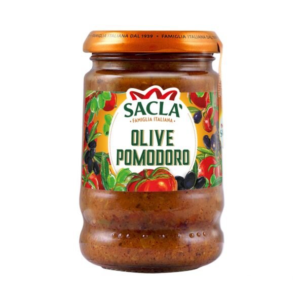 Sacla Olive and Tomato pasta sauce 190 g.m