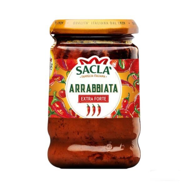 Sacla Arrabbiata Extra Forte Tomato and chilli pasta sauce 190 g.m