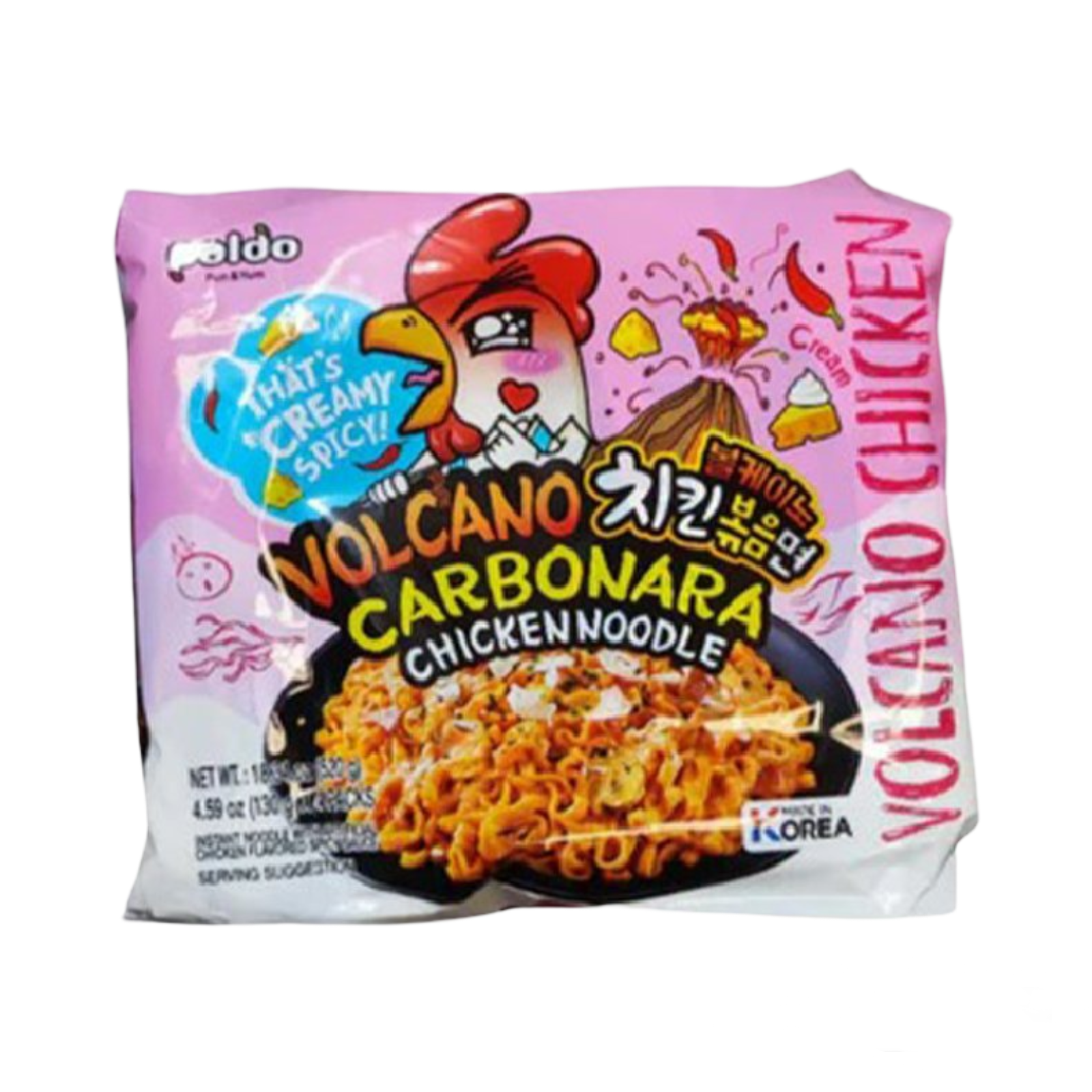 IMG_20260314_115351 Paldo Volcano Carbonara Instant Korean Chicken Noodle 130 g.m - Image 1