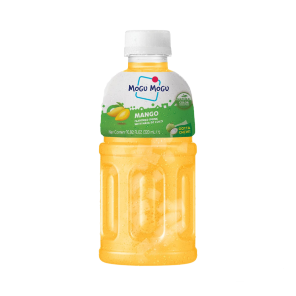 Mogu Mogu Mango Flavored Drink With Nata De CoCo 320 m.l