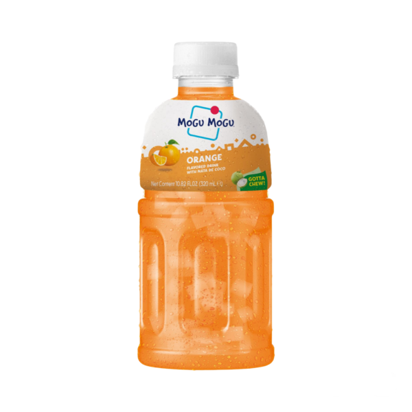 Mogu Mogu Orange Flavored Drink With Nata De CoCo 320 m.l