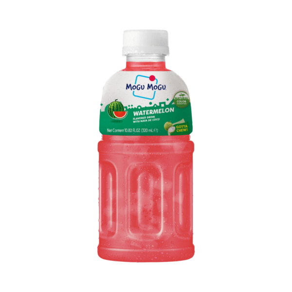 Mogu Mogu Watermelon Flavored Drink With Nata De CoCo 320 m.l