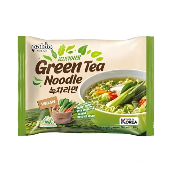 Paldo Green Tea Noodles 120 g.m