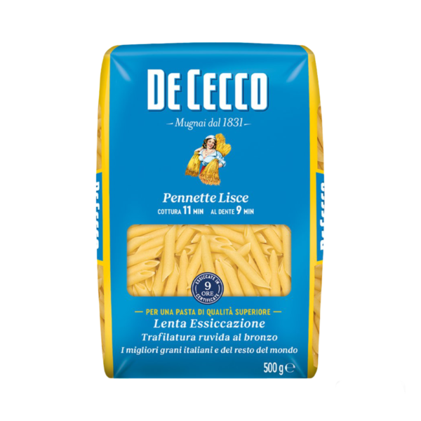 De Cecco Pasta Penne Lisce 500 g.m